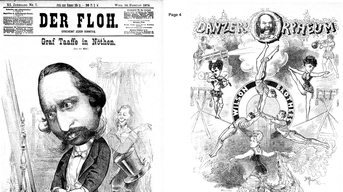 Källa: Illustration ur Der Floh, 16 februari 1879, s. 4.